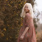 Loose button dress